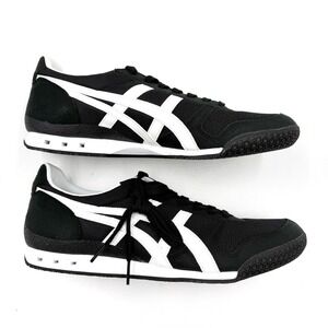 Onitsuka Tiger Traxy Trainer Black White Sneakers Lace-Up Low-Top Sz 11 Men's